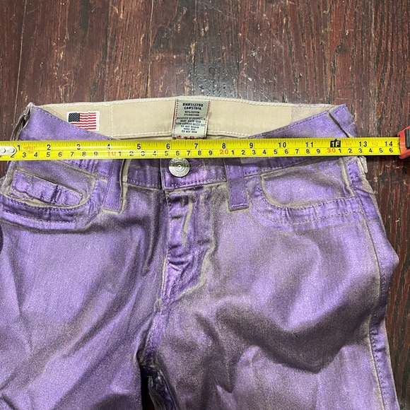 True Religion Purple Metallic jeans - Picture 5 of 12